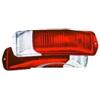 AER MOTO SPARE PARTS Coppia corpi luminosi anteriori trasparenti/arancio Ape 175 150 dal 1964 Ape Pentarò dal 1965 MP 500 550 DAL 1964