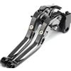 QGQFDEYUNB Per VESPA GTS125 GTS250 GTS 300 Super 2008-2021 310 Leve Freno Frizione Moto Estensibili Pieghevoli Regolabili Leva della moto(Titanium)