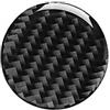 Pexorin Manopola di controllo in fibra di carbonio Pannello decorativo Coperture for auto Car Styling Trim Adesivi Protezione, for Audi, for A3 8V 2012-2017 Accessori Rivestimento per volante