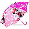 Kid Licensing Ombrello 46 cm Auto Minnie, Gioventù Unisex, Multicolore, Taglia Unica, multicolore, Talla única