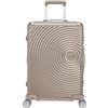 American Tourister Trolley medio realizzato in alluminio. Presenta maniglia superiore e laterale, chiusura a combinazione TSA, 4 ruote pivottanti ammortizzate in modo da ridurre rumori e vibrazioni. D