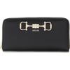 GUESS portafoglio Janie SLG Zip Around Wallet Black nero