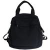 Sumleno Zaino piccolo in tela per donna, stile vintage e bohémien, borsa da viaggio per esterni, zaino casual, stile grunge, hippie, Y2K, nero, Taglia unica, Zaini Daypack