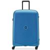 DELSEY PARIS - BELMONT PLUS MR (Materiale Riciclato) - Borsone rigido 76 cm x 52 cm x 32 cm - 102 L - XL - Blu zinco