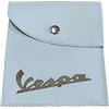 Selle del Salento Portadocumenti Vespa porta libretto vera pelle incisione bianco