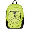 Seven Zaino TECH, Verde Fluo, Doppio Scomparto, Tasca porta pc, Per ragazzi, Ragazze e adulti, Scuola, Tempo libero, Viaggi