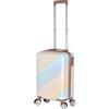 Valigeria.shop Trolley 10 kg Valigia Rigida Bagaglio a Mano 52x34x20 cm 4 Ruote Doppie Rimovibili Girevoli 360° Guscio in ABS Leggero e Resistente Unisex per Viaggi in Famiglia e Lavoro Offerta Mod.1186 (Fantasia 3)