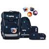 ergobag cubo light set zaino scolastico ergonomico, extra leggero, set da 5 pezzi, 860 g