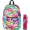 Invicta Zaino Scuola Dial Full Space Fantasy, Multicolore, Zaino Doppio Scomparto con Fascia Estensibile, Tasca Porta PC, Tasca Porta Borraccia e Tasca Con Organizer, Zaino Viaggio
