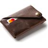 Crazy Horse Craft Portafoglio Slim Uomo e Donna, Portacarte in Vera Pelle
