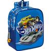 Safta HOT WHEELS SONNY - Zaino per bambini, zaino per la scuola, adattabile al carrello, ideale per l'asilo, comodo e versatile, qualità e resistenza, 22 x 10 x 27 cm, colore blu navy