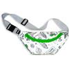 LOQI Space Out Reflective Medium Bumbag, argento, Bumbag