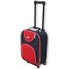 Ormi VALIGIA BAGAGLIO A MANO 50 CM TROLLEY EASY JET RYANAIR EASY JET ECONOMICO LOW COST (Blu-Rosso)
