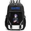 LKY STAR Anime Blue Lock Sacchetto di Scuola Daypack Zaino Viaggio Backpack da Scuola Zainetti per Ragazze Donna