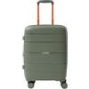 R Roncato Trolley AVIATOR realizzato in POLIPROPILENE (VERDE/ARANCIO, S)