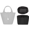XIAOYIBAIHUOUK Organizer per borsa in nylon, inserto portaoggetti per borsa Hermes Picotin18/22(Black,Picotin 22)