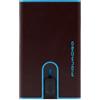 PIQUADRO Portacarte uomo automatico | Meccanismo a scorrimento, Protezione antifrode, Formato slim, Uso quotidiano