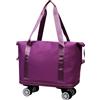 Ratpzou Borsa da Viaggio con Ruote,Bagaglio a Mano Impermeabile Trasportabile - Organizer per Abiti Weekend Palestra Shopping Viaggi