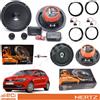 Hertz Evotuning Kit 6 Casse Altoparlanti Hertz Anteriore e Posteriore VW Polo 9N 6R 6C