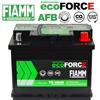 FIAMM BATTERIA PER AUTO START & STOP FIAMM ECOFORCE TR680H AFB 60Ah 680A (ex TR520)