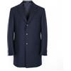 Suitsupply Vicenza Cappotto Uomo Blu In Lana A Media Lunghezza