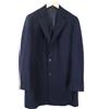 Suitsupply Vicenza Cappotto Uomo UK44S Blu Navy Lana Flanella Foderato