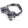Suitsupply Uomo Fiocco OS Blu Navy Misto Lana Quadri Self-Tied Formale