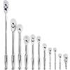 GearWrench Set di 11 cricchetti a goccia da 1/4, 3/8 e 1/2, 84 denti, 81296A-07