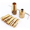 KIMISS Mini Set di Pinze per Punte da Trapano Elettriche 0,5 Mm-3,0 Mm per Utensili - Mandrini per Trapano di Precisione in Rame per Legno, Alluminio, PCB
