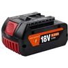 Udawfmk 18V 8.0mAh compatibile con Bosch, GBA GBH GSR GSB BAT618 BAT609 BAT620 batteria per seghe elettriche, avvitatori, levigatrici e altri utensili elettrici YIDAL.(1pcs-8.0ah)