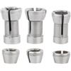 HOgardenME Mandrini a pinza da 6 mm, 6 35 mm, 8 mm, per macchine da taglio, maggiore flessibilità di lavorazione (adattatore + dado 8 pezzi)