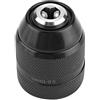 SALUTUYA Mandrino autoserrante per trapano in metallo senza chiave da 3/8 con filettatura 0,8 mm-10 mm per trapano elettrico manuale