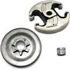 DUNLAP Pignone catena tamburo frizione adatto for 340 340E 350 351 353 445 445 II 445E 445E II 450 450E 450E II Jonsered 2141 2145 2149