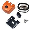 DORFEY Kit flangia deflettore base filtro aria adatto for motoseghe S-t-i-H=L MS650 066 MS660, pezzi di ricambio for riparazione, accessori for tosaerba