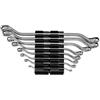 TEKTON Set di chiavi a scatola offset a 45 gradi con organizer modulare scanalato, 8 pezzi (1/4-1-1/4 .) | WBE95102
