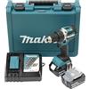 Makita Trapano avvitatore a batteria DDF484RTE 18 V/5,0 Ah, 2 batterie + caricatore in valigetta