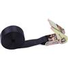HLHLH Cinghie di fissaggio con fibbia da 3 metri for auto, moto, bici, corda traino in metallo, cricchetto resistente for bagagli e borse(Black)