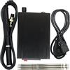 AUBEST Stazione di saldatura, T12 Saldatura Digital Station Electronic Salding Iron OLED 1. 3 pollici con manico in metallo nero e punte di ferro T12(SET3)
