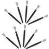 Uonlytech 10pezzi Kit per Intaglio in Legno Utensili per Incisione Mano Sgorbie per Lavorazione del Legno Accessori per Scultura Strumenti per Taglio