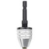 ZssmGood Mandrino esagonale autoserrante trapano senza mandrino 0,3 mm-3,6 mm 0,6 mm-6,5 mm Gamma di serraggio Accessori per utensili per driver facilmente nel trapano elettrico, set 4,1 pezzi