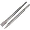 GrecoShop Scalpelli/Scalpello a punta e piatto/taglio 250mm attacco SDS Plus set 2 pz