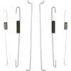 LIWaaGe 2 set di molle di ritorno della biella del regolatore 'acceleratore for motori GX120 GX140 GX160 GX200 168F