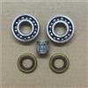 GTWSQQ Set di guarnizioni for cuscinetti a sfere dell'albero motore adatte for H=usqvarna 395xp 395 394 394xp 288 281 181 298 2100 2101 Parti for motosega 503260205(1 Set)