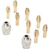YWBL-WH Utensile per Dadi per Mandrino per Trapano, Set di Pinze da 10 Pezzi per Punte per Utensili Rotanti, Set di Pinze per Mandrino per Trapano in Ottone a Rapido Mini Mandrino per