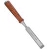 SHINEOFI Scalpello per Legno da 19 MM con Lama in Acciaio Resistente Punta Piatta per Intaglio Preciso Manico in Legno con Custodia Protettiva Utensile per Lavorazione Artigianale e Fai