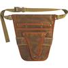 Leisurealeaneag Cintura porta attrezzi da giardino con tasche multiple per donne e uomini, marrone, 28,5 x 30 cm