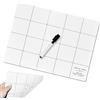 Generico Tappetino Magnetico Portatile - 11,81x9,84 Pollici Supporto Viti Per Riparazione Telefono E Laptop | Superficie Riscrivibile Con Griglia E Pennarello | Stazione Di Lavoro Magnetica PVC Resistente, Gri
