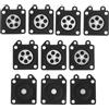 GTWSQQ 10 pezzi/lotto guarnizione membrana carburatore gruppo membrana di dosaggio carburatore for motosega 2500 3800 4500 for Walbro D20-WAT 95-526-98