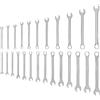 TEKTON Combination Wrench Set, 25-Piece (1/4-3/4 in, 6-19 mm) | WCB90305