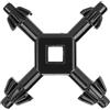 Generic 4 in 1 multifunzione in acciaio trapani chiave mandrino per utensile di perforazione portatile sostituzione modo universale chiavi perse o danneggiate Materiale durevole leggero e comodo da usare si